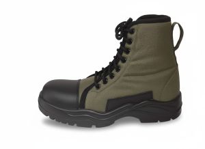 JG28SD Olive Green Canvas Jungle Boot