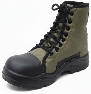 JG28SD Olive Green Canvas Jungle Boot