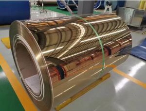 Golden Mirror Finish Stainless Steel Sheet