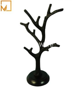 Black Recycled Aluminium Decoration Jewelry Stand