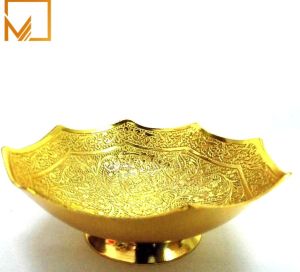 Golden Handmade Brass Bowl
