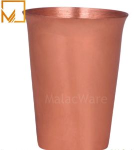 Hand Embossed Pure Copper Water Glass