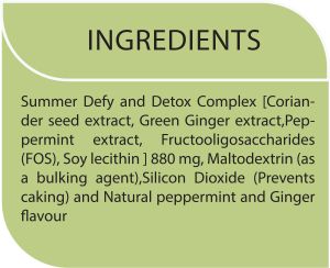 Cool Detox Coriander Mint Ginger Herbal Tea