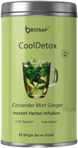 Cool Detox Coriander Mint Ginger Herbal Tea