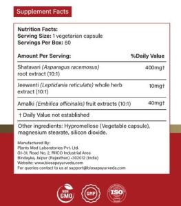 Synergiwell Shatavari Capsules
