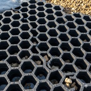 Green Plastic HDPE Grass Track Paver
