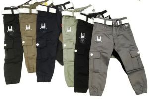 Girls Hosiery Cargo Pants