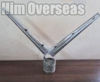 One Piece 45 Degree Double Barb Arm