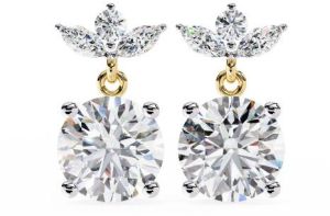 14K Gold Chaya Diamond Earring