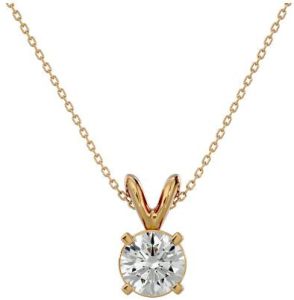 14K Gold Monroe Diamond Pendant