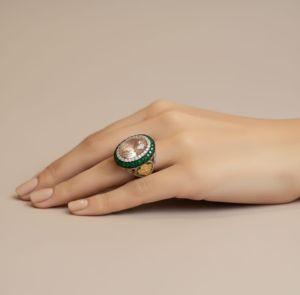 Artificial Jade Lapis Lazuli Ring