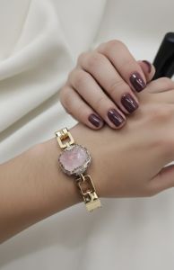 Artificial Pink Glow Diamond Adjustable Bracelet