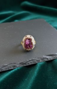 Artificial Stone Party Wear Ring