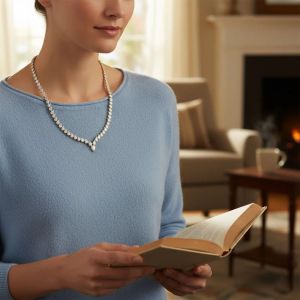 18K Gold Dana Tennis Necklace