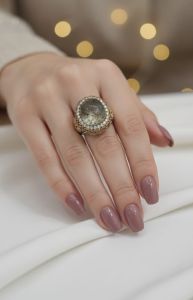 Oval Oversize Cocktail Ring