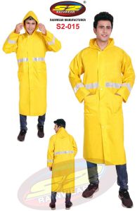 Fluorescent Reflective Raincoats