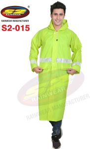 Fluorescent Reflective Raincoats