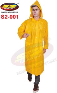 PVC Yellow Rain Coat