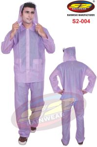 Trans PVC Raincoat