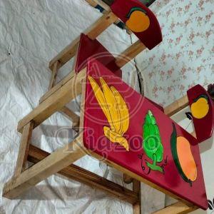 Fruit Theme Rectangular Wooden Kid Table Set