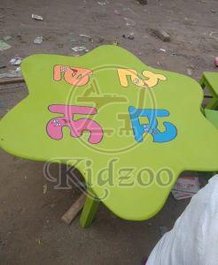Star Shape Wooden Play School Table