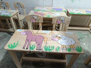 Wooden Kid Furniture For Play School