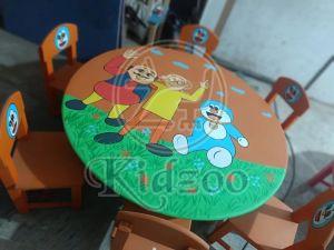Wooden Preschool Activity Center Table