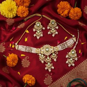 Royal Kundan Heritage Choker Jewelry Set