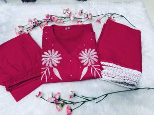Women Dupatta Bottomwear Kurti Set