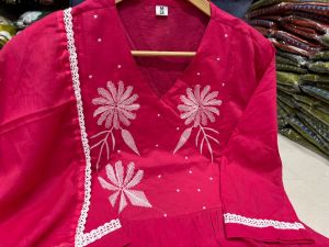Women Dupatta Bottomwear Kurti Set