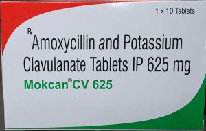 625mg Amoxicillin Potassium Clavulanate Tablets