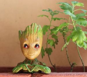 Baby Groot Resin Showpiece