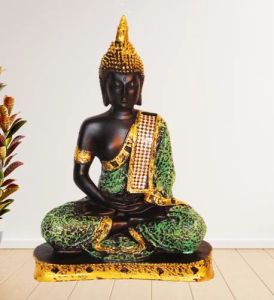 Multicolor Meditation Buddha Statue