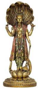 Polyresin God Vishnu Statue