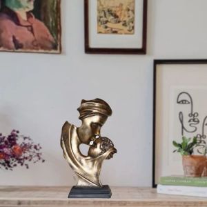 Polyresin Mother and Son Showpiece