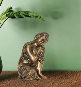 Polyresin Sitting Buddha Idol Statue