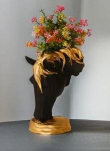 Resin Horse Flower Pot Sculpture