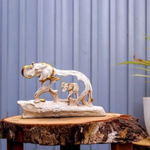Resin White Elephant Statue