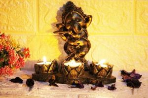 T Lite Resin Ganesha Statue