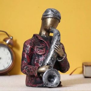 Trumpet Man Resin Statue