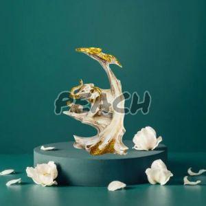 Antique White Elephant Showpiece State