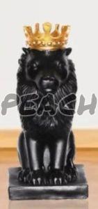 Black Lion King Statue