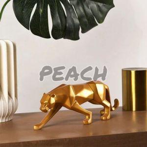 Handcrafted Golden Jaguar Showpiece