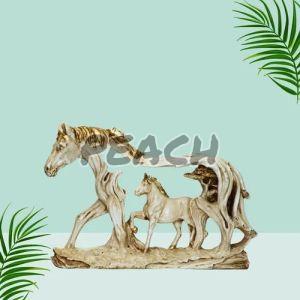 Handcrafted Polyresin Horse Statue