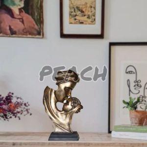 Polyresin Mother and Son Showpiece