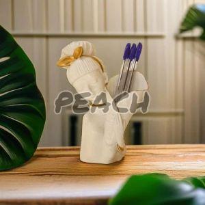 Resin Cute Girl Flower Pot