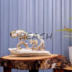 Resin White Elephant Statue
