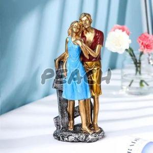 Standing Resin Romantic Couple Statue