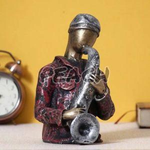 Trumpet Man Resin Statue