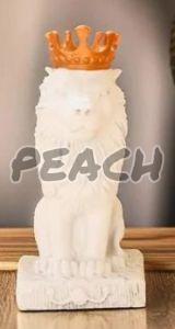 White Lion King Statue